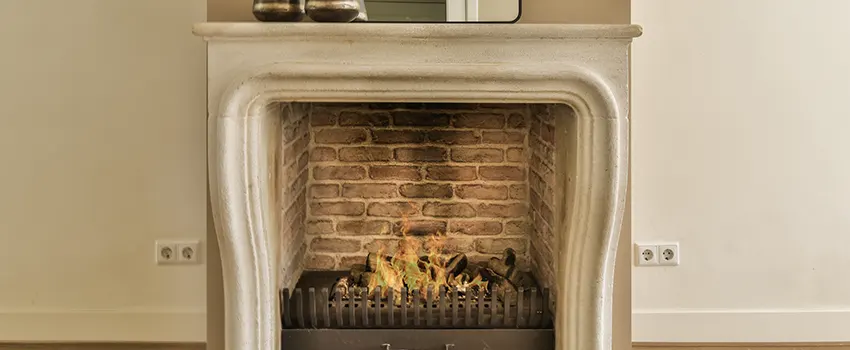 Vintage-style Fireplace Redesign in Houma, Louisiana