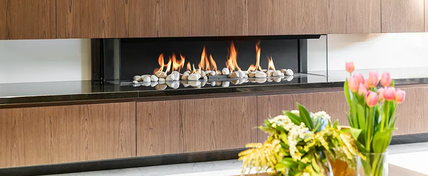 Double-height Fireplace Design Refurbishment in Houma, Louisiana