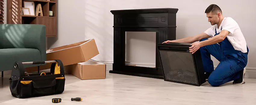 Old Rusted Metal Fireplace Repair And Replacement in Houma, LA